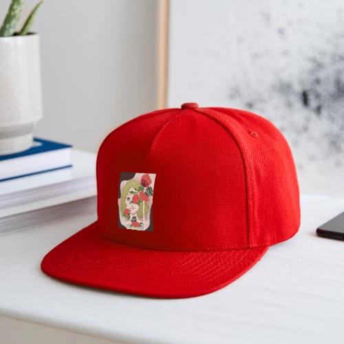 Girl with Rose Vine - Snapback Baseball Cap