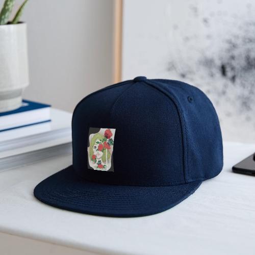 Girl with Rose Vine - Snapback Baseball Cap