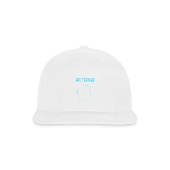you turn me - Snapback Baseball Cap - white - Front