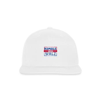 Kamala Waltz - Snapback Baseball Cap - white - Front