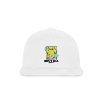 Don't Spoil My Vibe Whimsical Art Tote Bag - Snapback Baseball Cap - white - Front