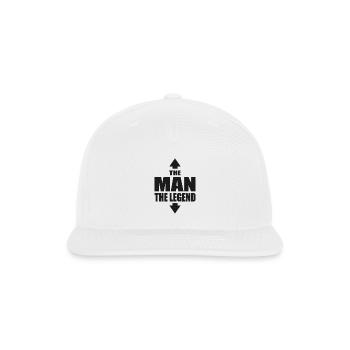 The Man The Legend Spring Break Saying Quote - Snapback Baseball Cap - white - Front