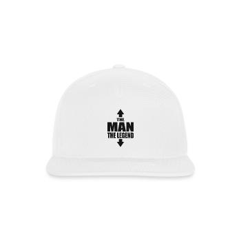 The Man The Legend Spring Break Macho Casanova - Snapback Baseball Cap - white - Front