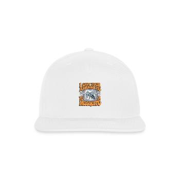 Funny Mosquito for a People with a sense of humor - Snapback Baseball Cap - white - Front