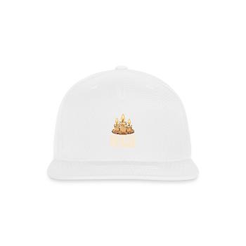 Master Of Wax for a Candles maker - Snapback Baseball Cap - white - Front