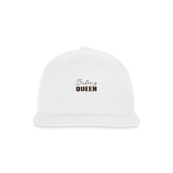 Baking queen - baking lover - Snapback Baseball Cap - white - Front