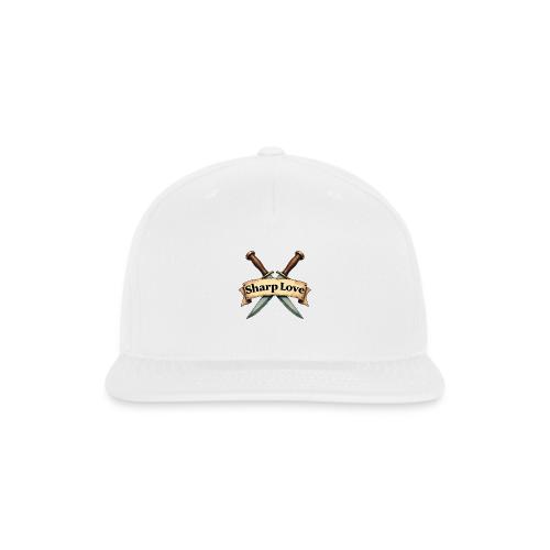 Sharp Love Crossed Knives Romantic Art - Snapback Baseball Cap