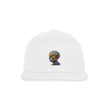 Neural Diversity Geometry - Snapback Baseball Cap - white - Front