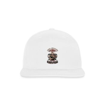 Mud Racing Enthusiast Before Mudding Coffee Lover - Snapback Baseball Cap - white - Front