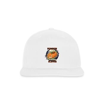 Pumpkin Powered Slipper - Snapback Baseball Cap - white - Front