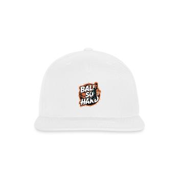  Ball So Hard Basketball Dunk Illustration for - Snapback Baseball Cap - white - Front