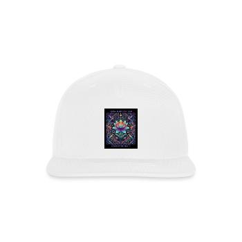 Primal Bloom Synthesis - Snapback Baseball Cap - white - Front