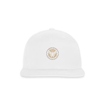 Mothman Investigation Unit Funny Cryptid Mothman - Snapback Baseball Cap - white - Front
