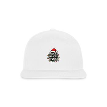 Holiday Hangover Pending Christmas Bah Humbug - Snapback Baseball Cap - white - Front