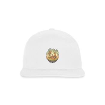 Floating Picnic Friends - Snapback Baseball Cap - white - Front