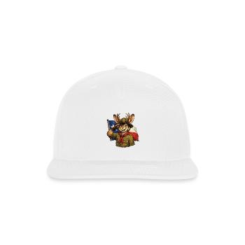 Jackalope Scout - Snapback Baseball Cap - white - Front