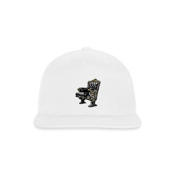 Baroque Throne Gold Detailing - Snapback Baseball Cap - white - Front