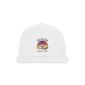 Church Religious Deacon Called To Serve - Snapback Baseball Cap - white - Front