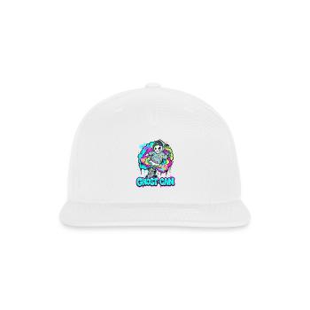 Ghost-Can Graffiti Hoodie - Snapback Baseball Cap - white - Front