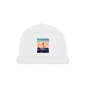 Digital Dreams of Pompeii: Liquid Antiquity  - Snapback Baseball Cap - white - Front