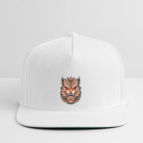 Tribal Demon Wolf Mask - Snapback Baseball Cap