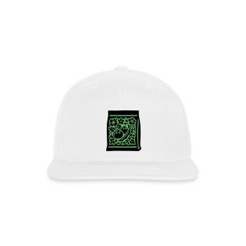  Seed Packet Tomatoes Veggies - Snapback Baseball Cap - white - Front
