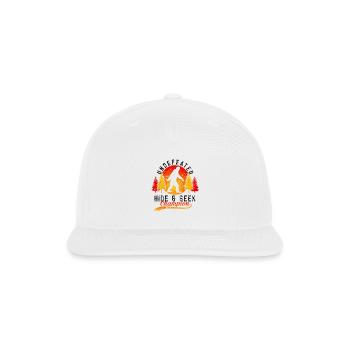 Vintage Retro Bigfoot Hide & Seek World Champion - Snapback Baseball Cap - white - Front