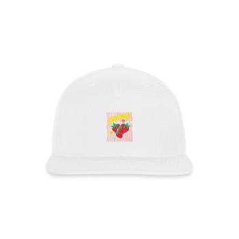 Berry Good Feeling - Snapback Baseball Cap - white - Front