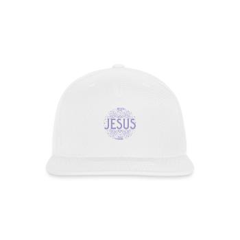 Jesus Religion Faith Christ Religious - Snapback Baseball Cap - white - Front