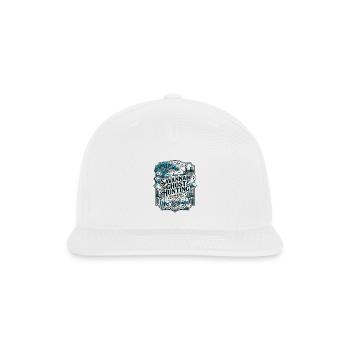 Savannah Georgia Paranormal Ghost Hunting Squares - Snapback Baseball Cap - white - Front