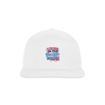 Blue Collar Dollar Work Pride Tee - Snapback Baseball Cap - white - Front