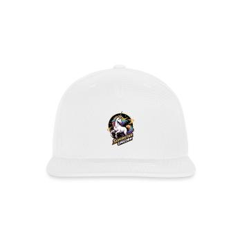 Superstar Unicorn Galaxy - Snapback Baseball Cap - white - Front