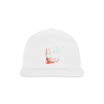 Kitesurfing Kite Water Sports - Snapback Baseball Cap - white - Front