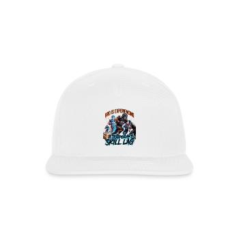 Temporary Skill Lag Football - Snapback Baseball Cap - white - Front