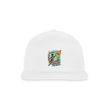 Anxiety Is Tactical Hero Tee - Snapback Baseball Cap - white - Front
