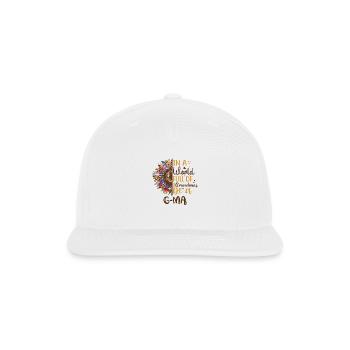In a World Full of Grandmas Be a G-MA - Snapback Baseball Cap - white - Front
