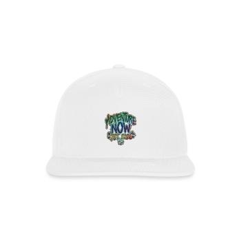 Adventure Now Est 2026 - Snapback Baseball Cap - white - Front