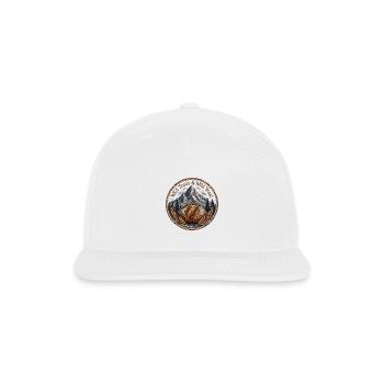 Wild Trails & Wild Yeast Patch - Snapback Baseball Cap - white - Front