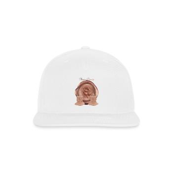 Classic Beauty Rose & Candles - Snapback Baseball Cap - white - Front