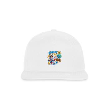 Kids Space - Snapback Baseball Cap - white - Front