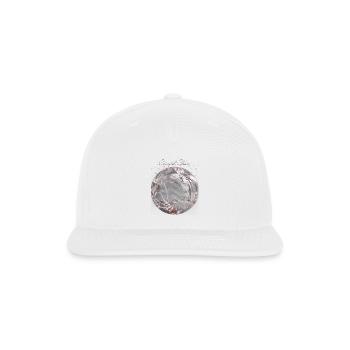 Crystal Clear Glass Sphere Luxury Design - Snapback Baseball Cap - white - Front