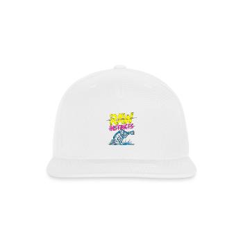 Wildlife Photographer Raw Instincts Nature Lover - Snapback Baseball Cap - white - Front