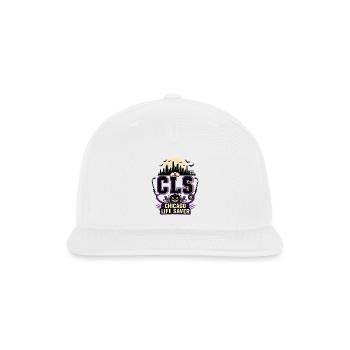CLS Chicago Life Saver Skull City First Responder - Snapback Baseball Cap - white - Front