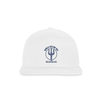 Ocean Warriors: World Oceans Day - Snapback Baseball Cap - white - Front