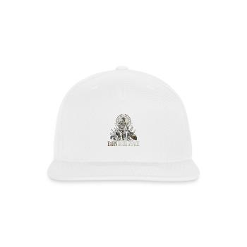 Earn Your Peace Knight - Snapback Baseball Cap - white - Front