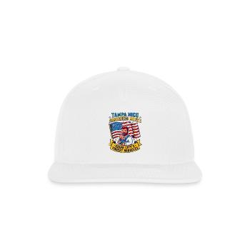 City Tampa NICU Awareness Month Tiniest Miracles - Snapback Baseball Cap - white - Front