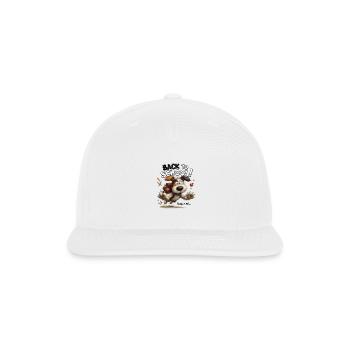 Funny_Canine_Leap_Back_To_Class_Vibe - Snapback Baseball Cap - white - Front