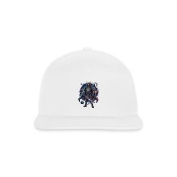 Cyber-Cosmos Ronin: Starlight Sentinel - Snapback Baseball Cap - white - Front