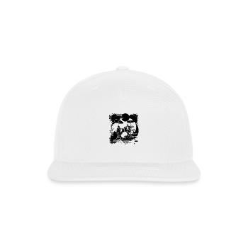 Drum Kit Sketch - Snapback Baseball Cap - white - Front
