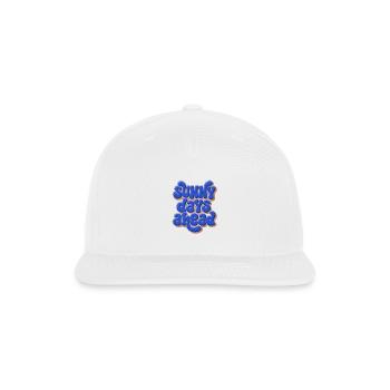 Sunny Days Ahead Bubble Typography - Snapback Baseball Cap - white - Front